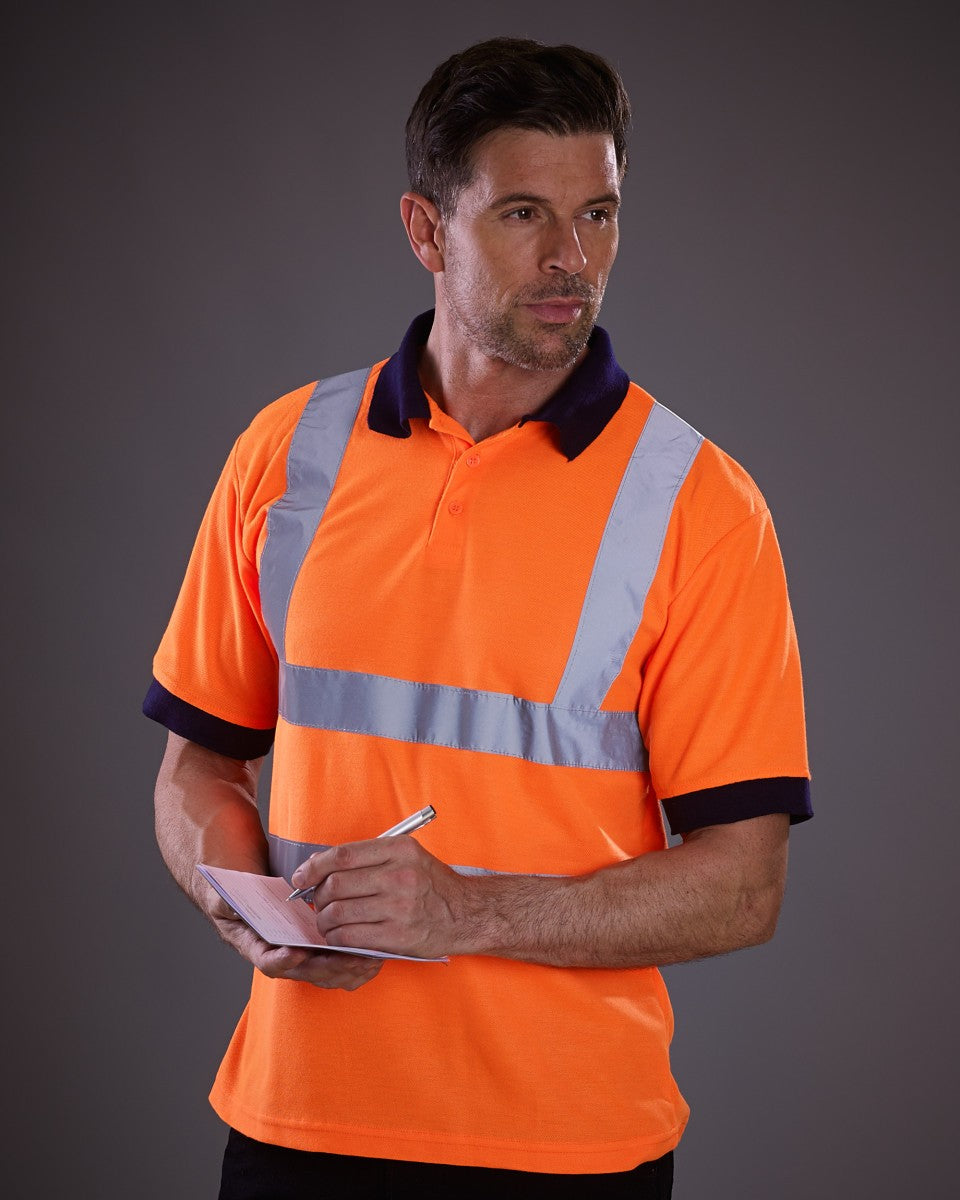 Hi-Vis Polo Shirt | BLACK