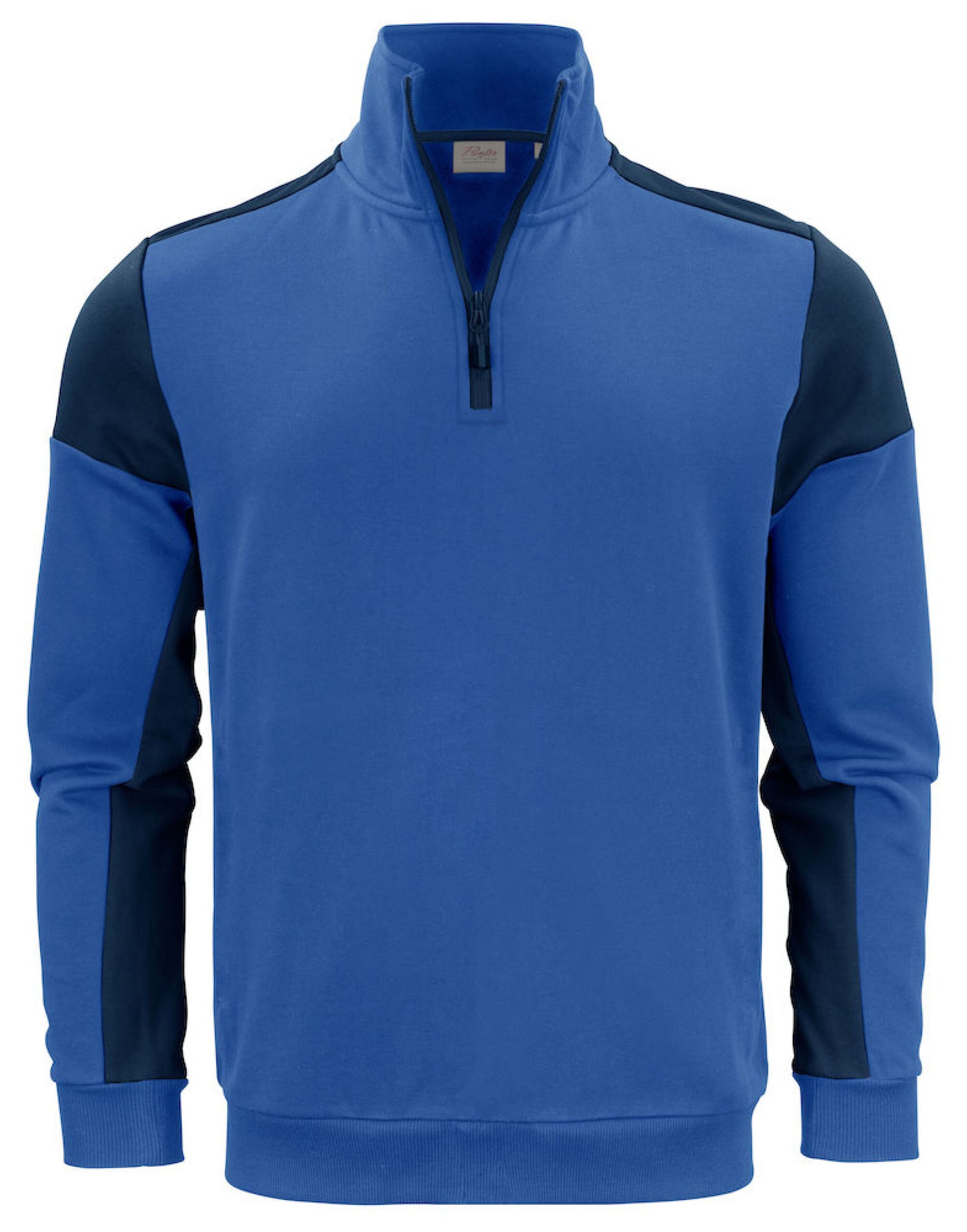 Two Tone Half Zip Sweatshirt | COBALT/NAVY