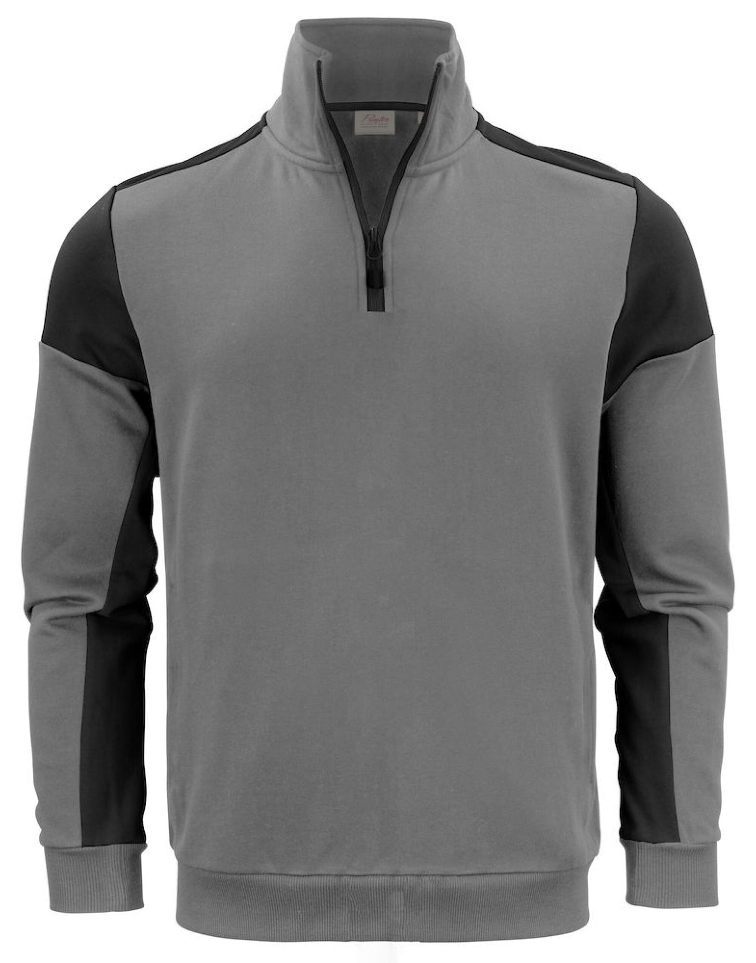 Two Tone Half Zip Sweatshirt | ANTHRACITE/BLACK