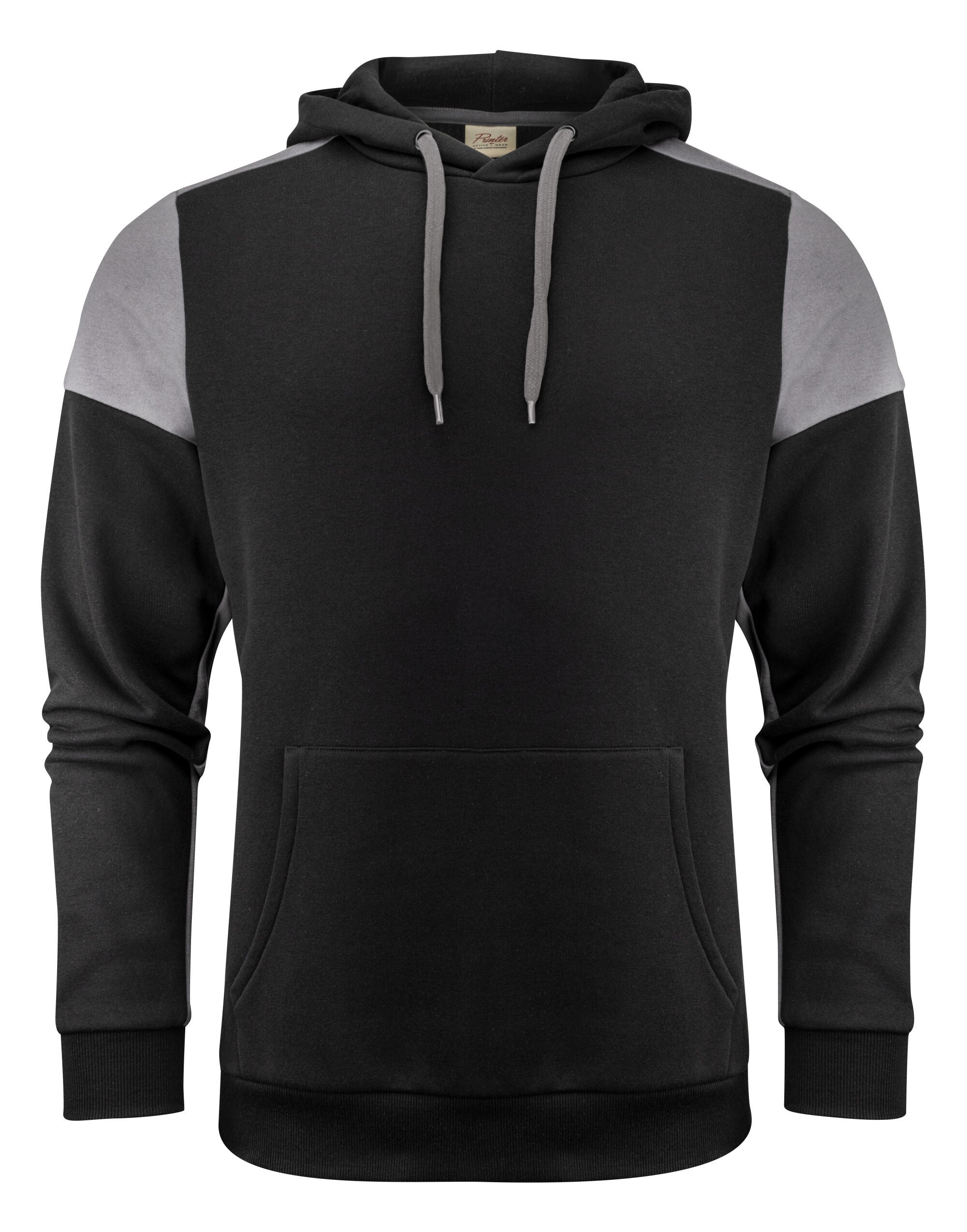 Two Tone Unisex Hoodie | BLACK/ANTHRACITE