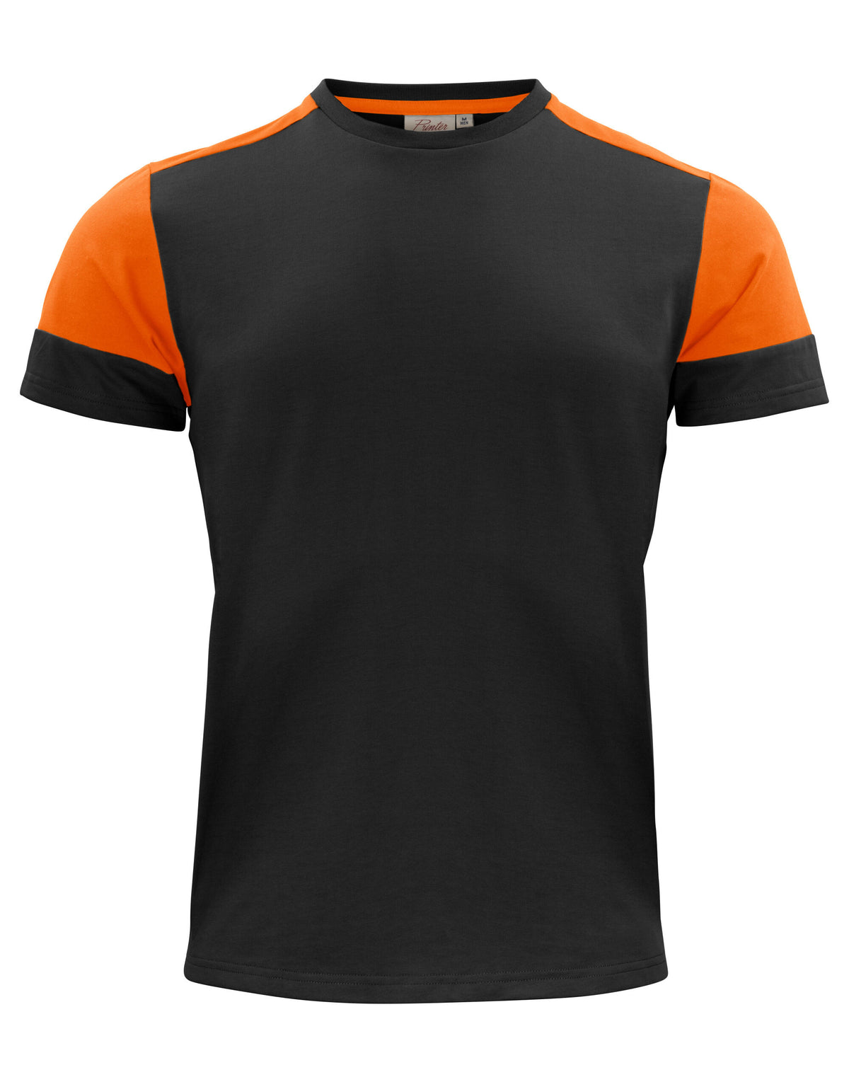 Two Tone T-Shirt | BLACK/ORANGE