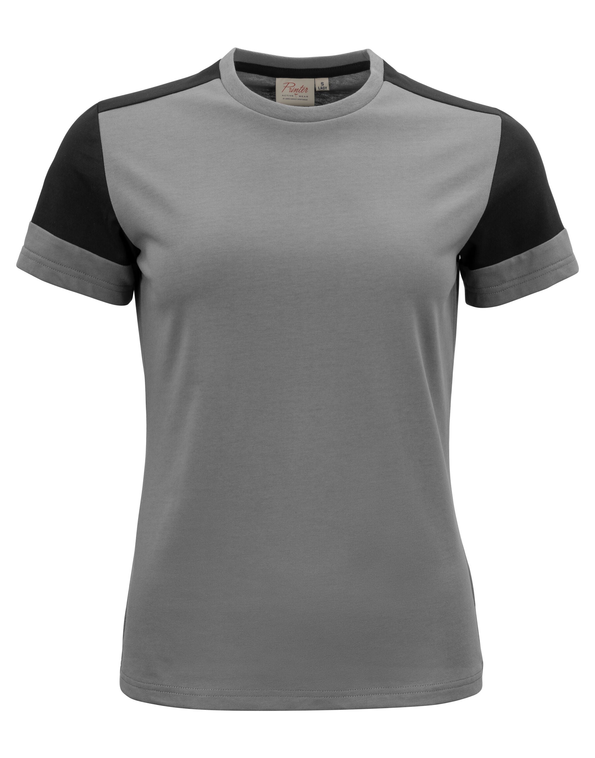 Two Tone Ladies T-shirt | ANTHRACITE/BLACK