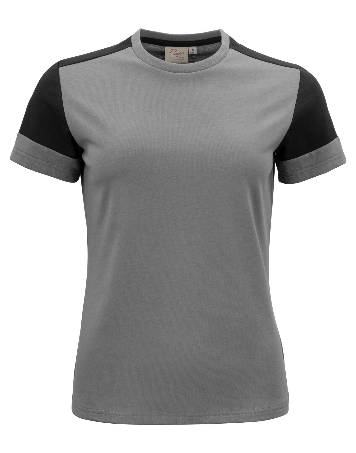 Two Tone Ladies T-shirt | ANTHRACITE/BLACK