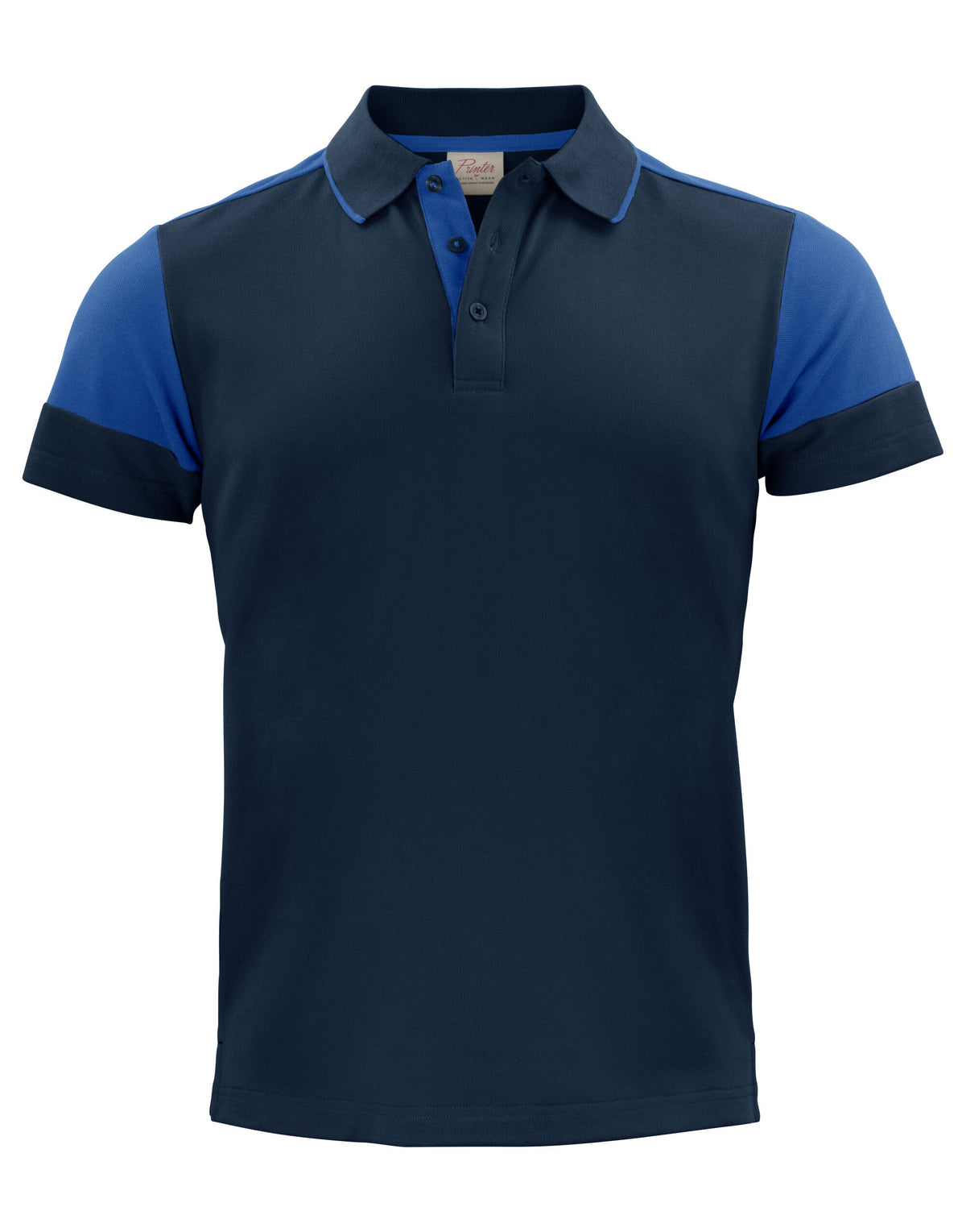Two Tone Polo | NAVY/COBALT