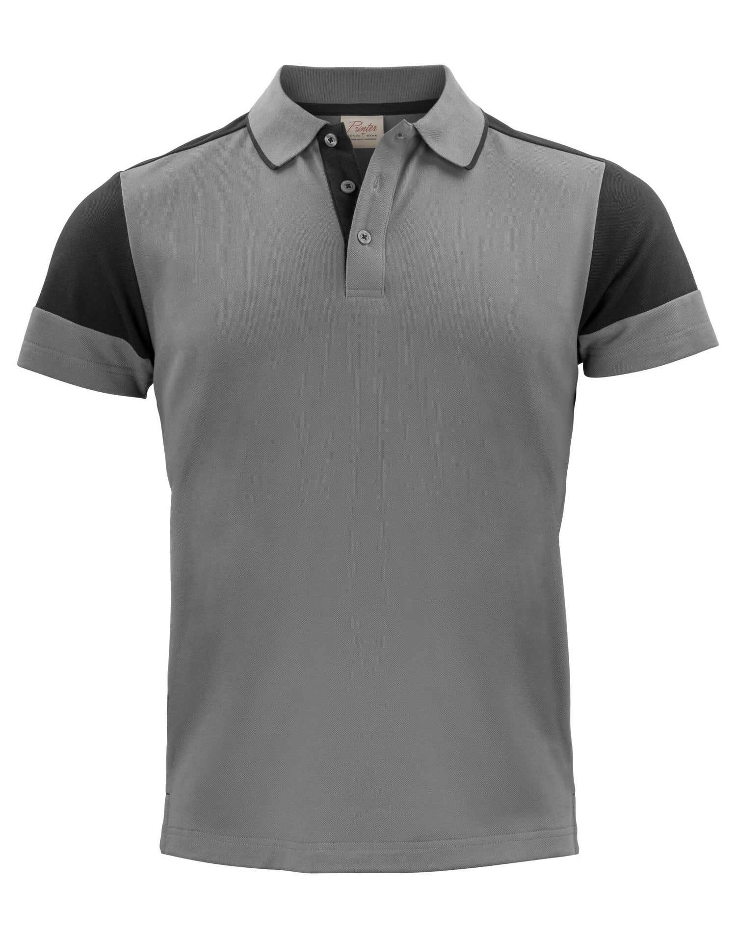 Two Tone Polo | ANTHRACITE/BLACK