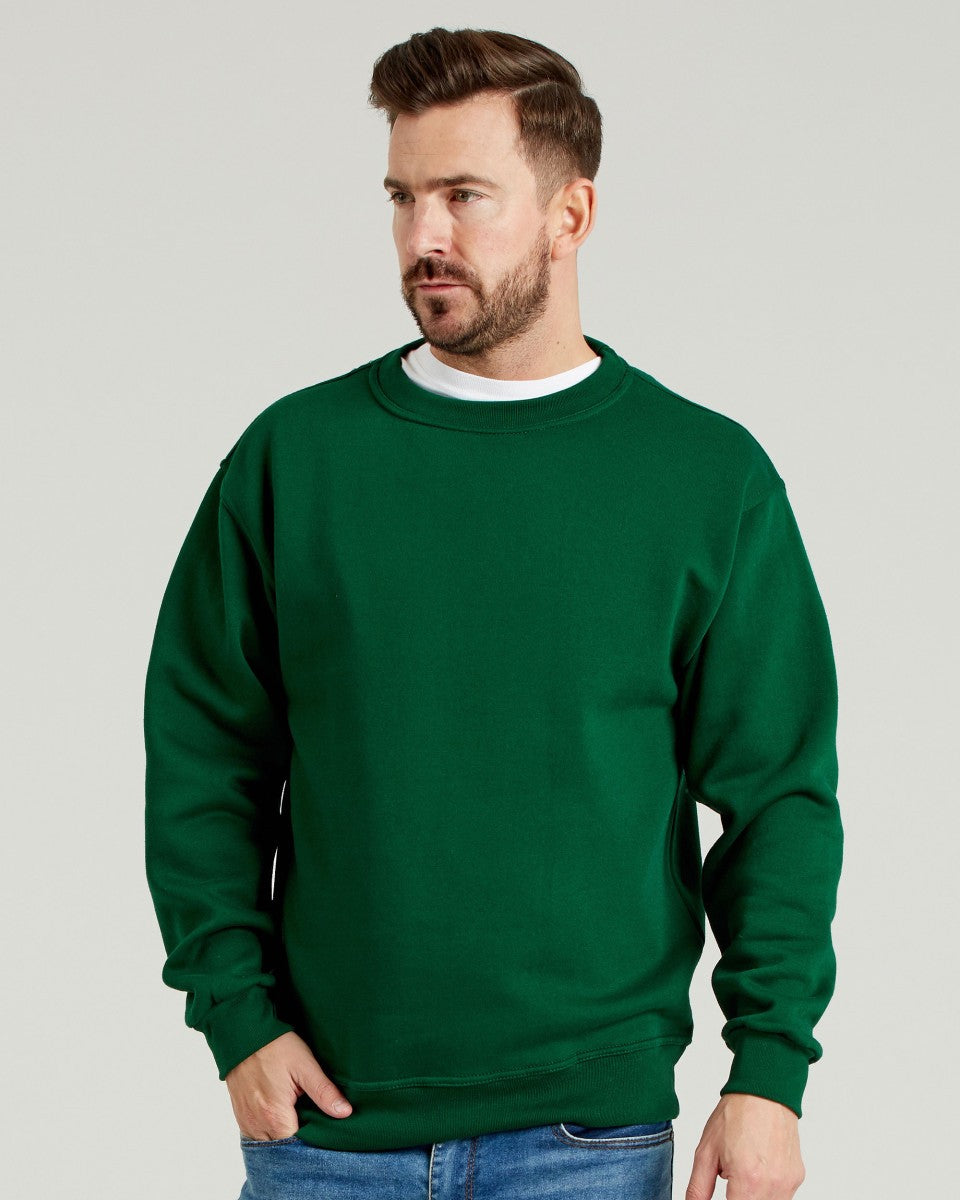 50/50 Heavyweight Set In Sweatshirt | BOTTLE GREEN
