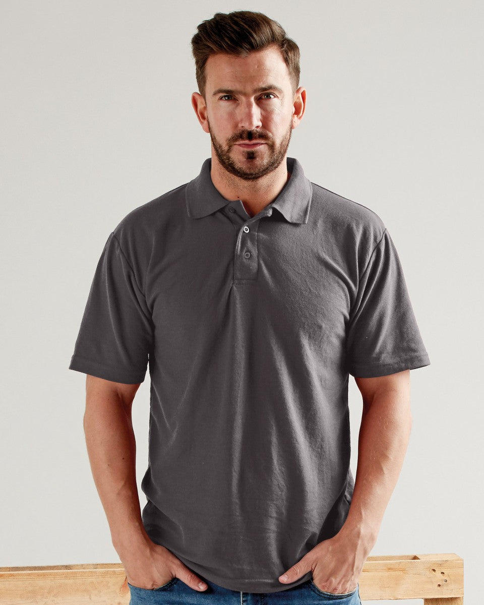 50/50 Piqué Polo | HEATHER GREY