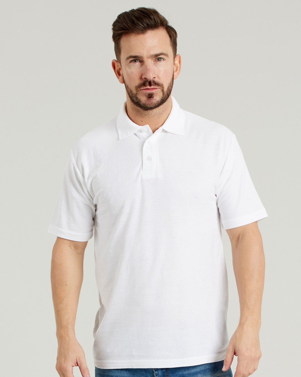 50/50 Piqué Polo | WHITE
