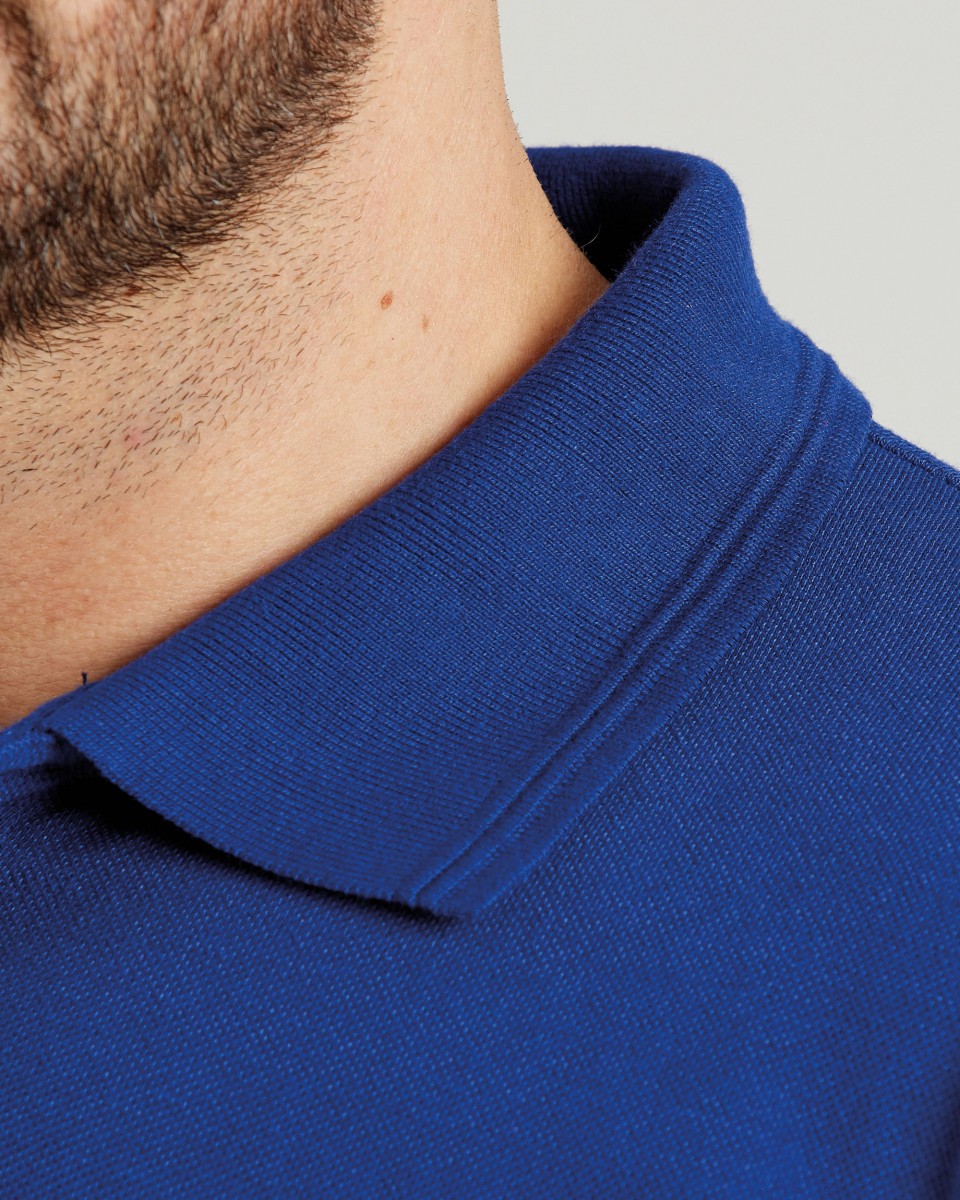 50/50 Heavyweight Piqué Polo | HEATHER GREY