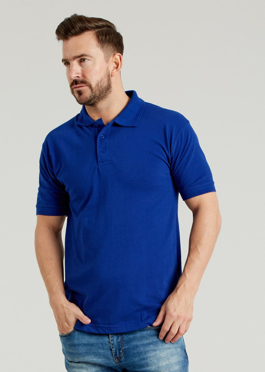 50/50 Heavyweight Piqué Polo | HEATHER GREY