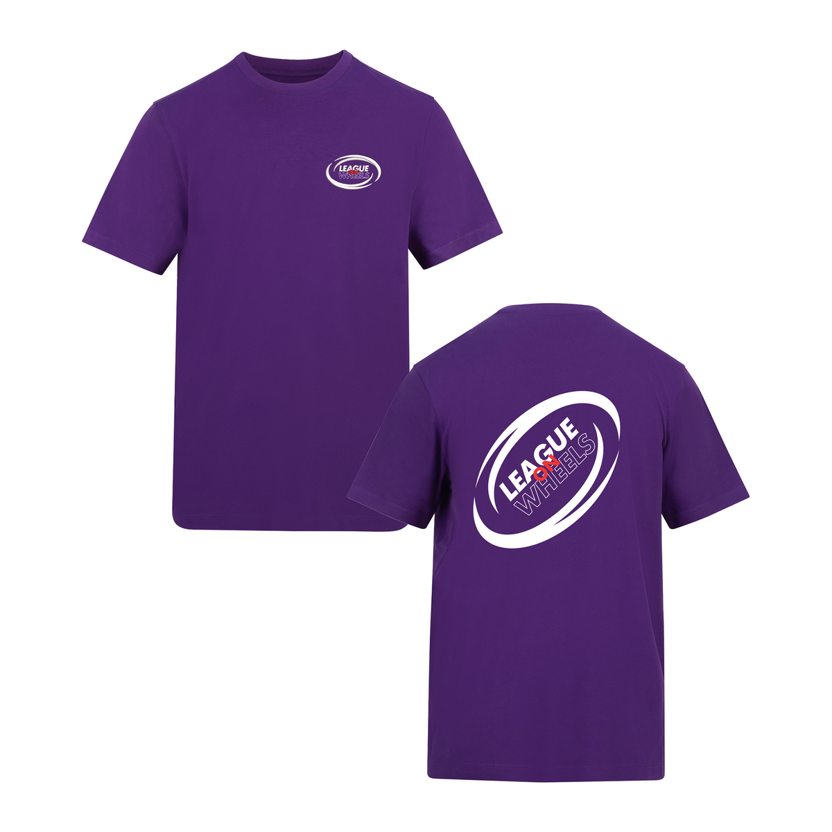 League on Wheels T-Shirt | PURPLE
