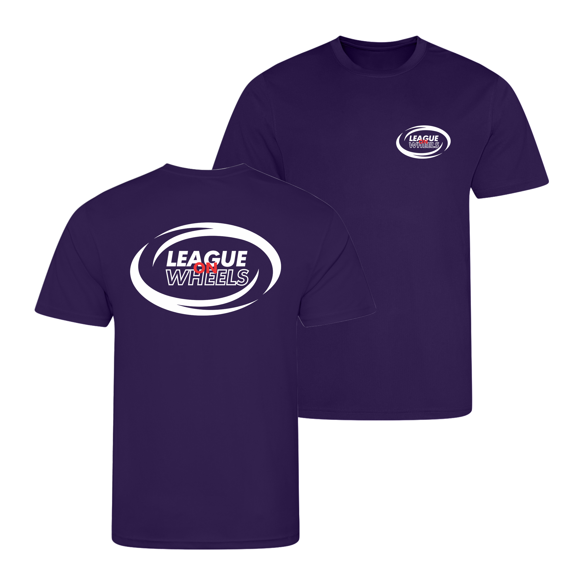 League on Wheels Kids T-Shirt | PURPLE