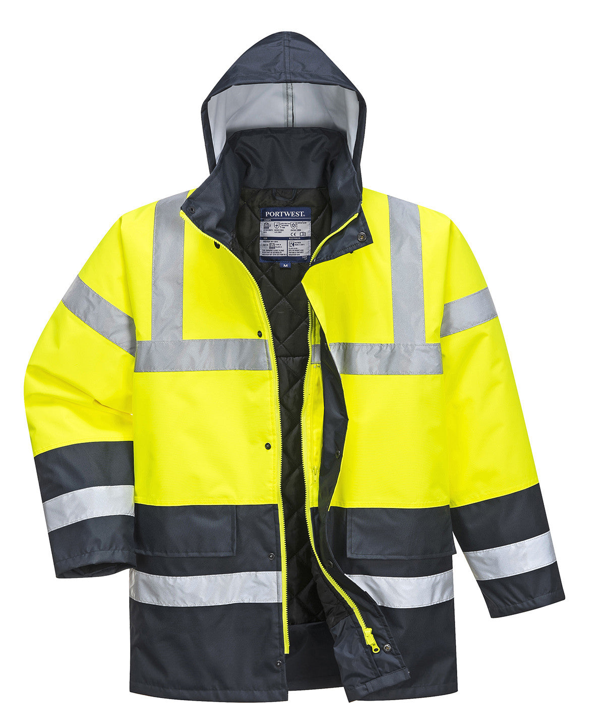 Hi Vis Traffic Jacket | YELLOW/NAVY