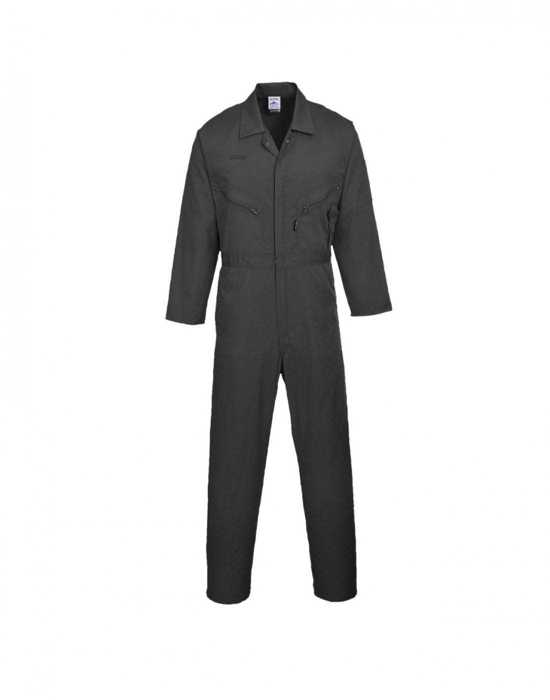 Liverpool Zip Coverall | BLACK