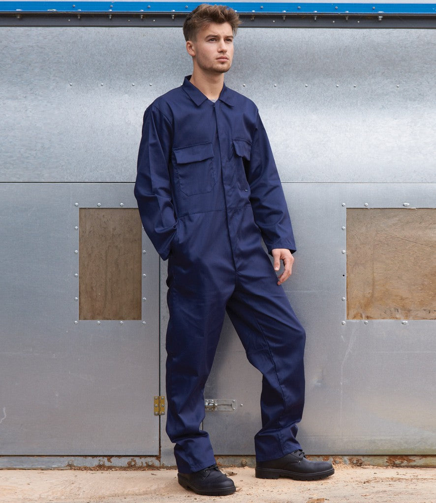 Euro Work Polycotton Coverall | NAVY