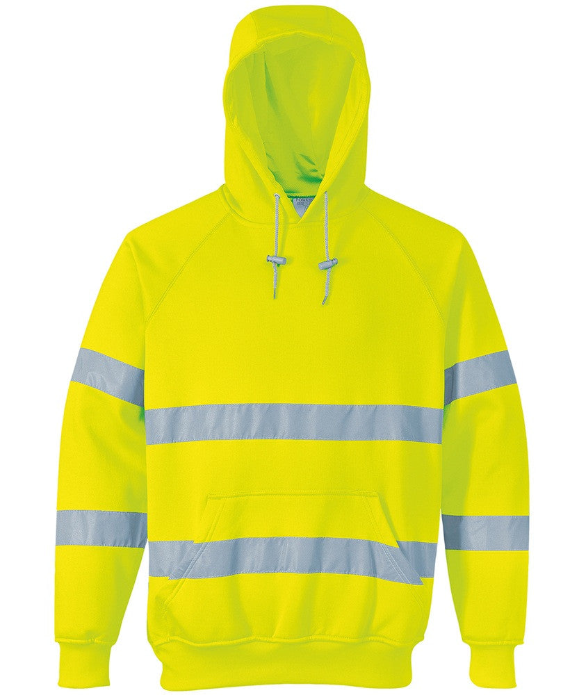 Hi Vis Hooded Sweatshirt | YELLOW