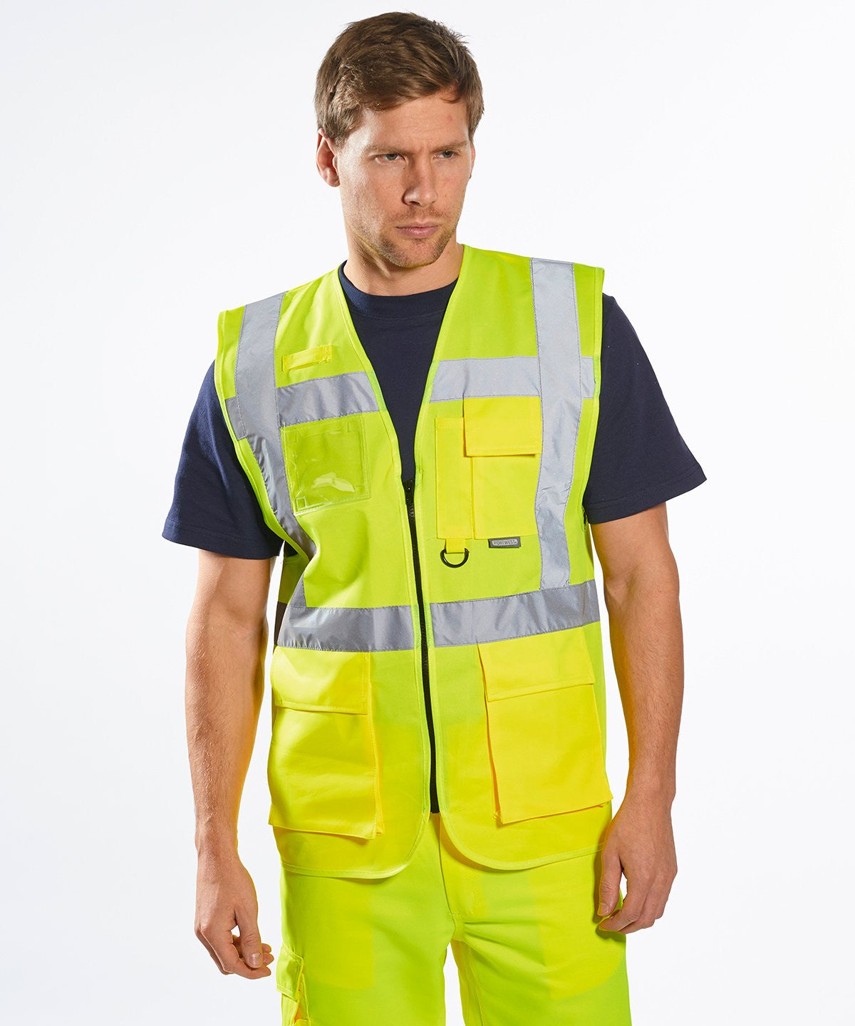 Hi Vis Executive Vest | YELLOW/NAVY