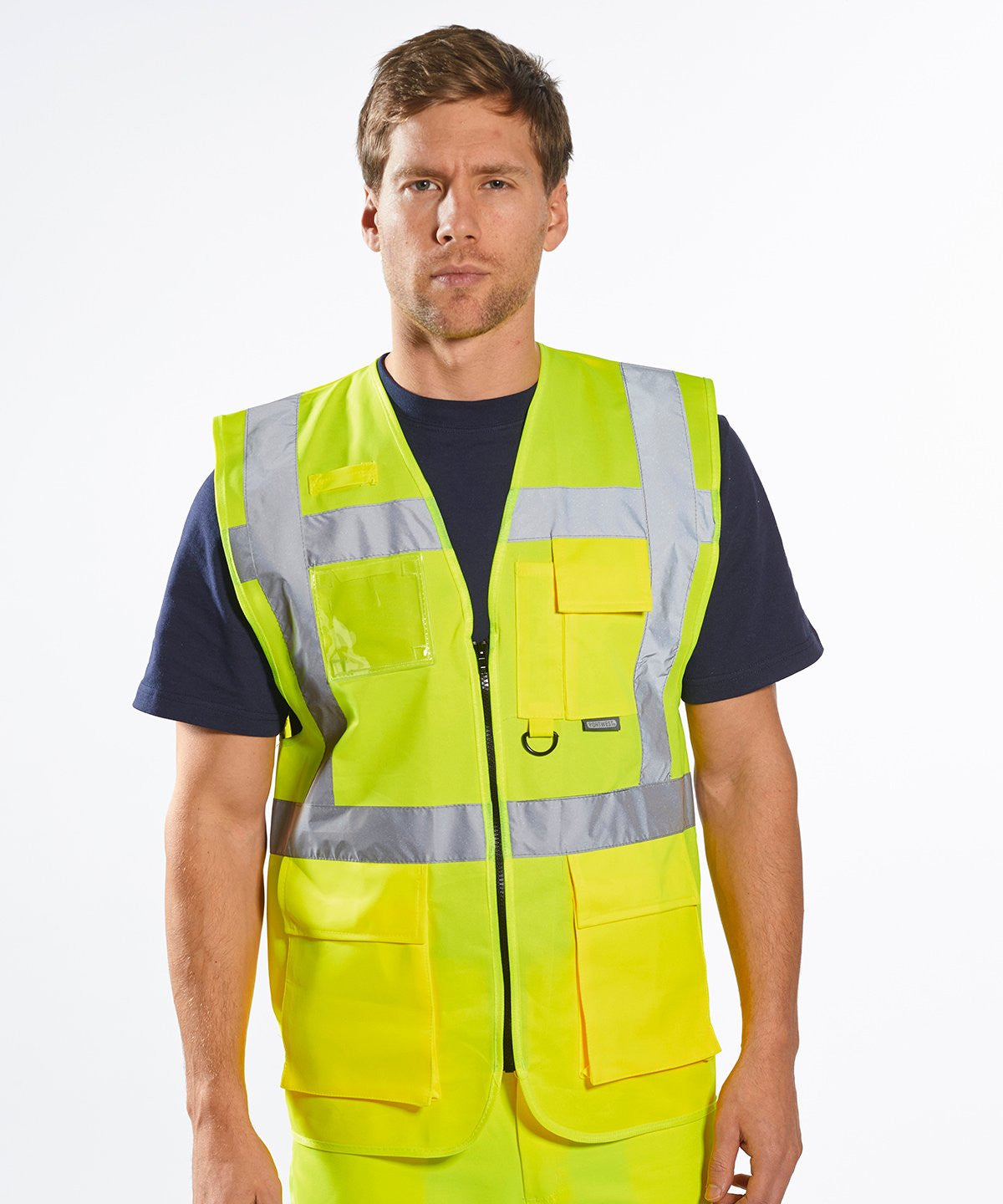 Hi Vis Executive Vest | YELLOW/NAVY