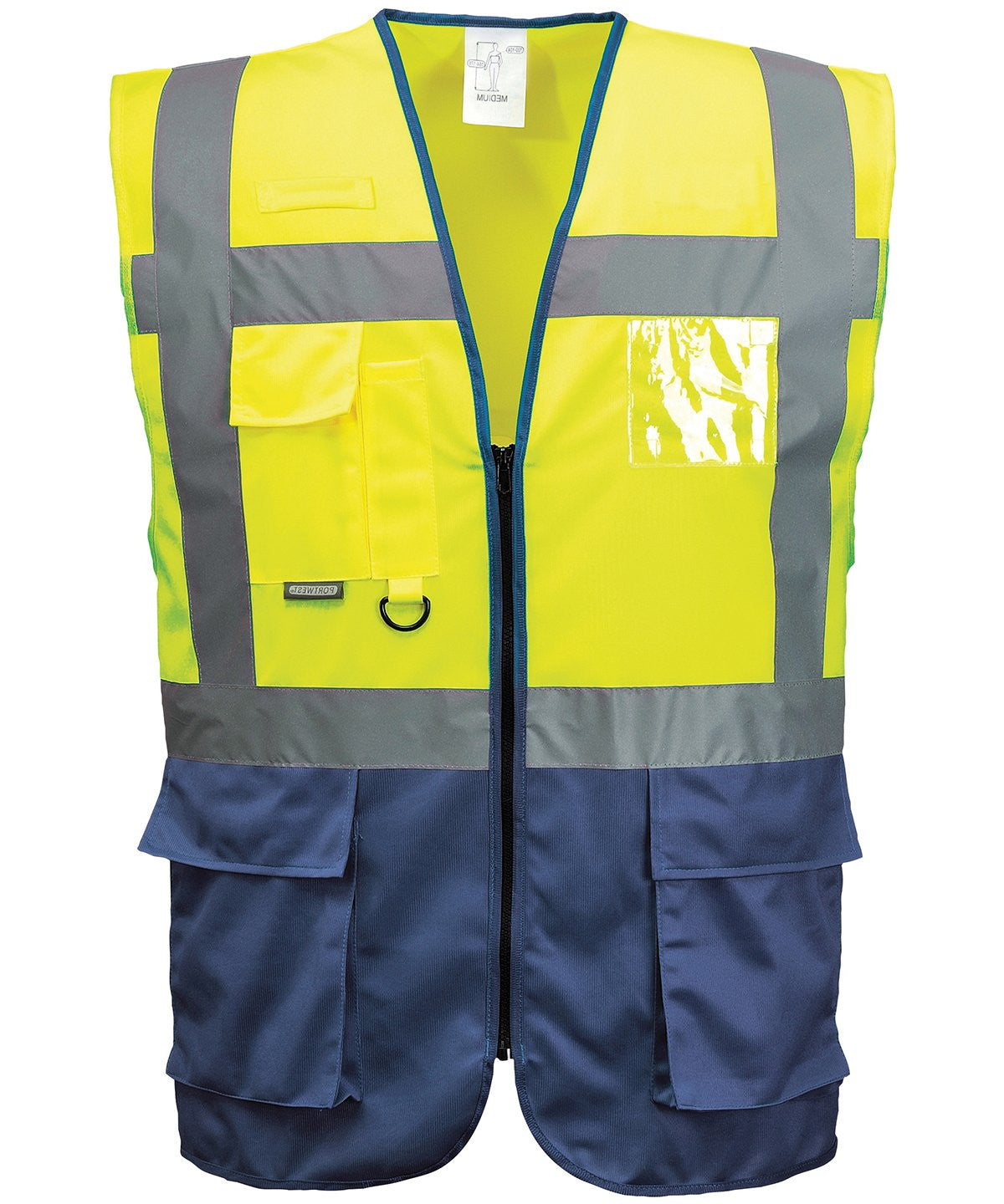 Hi Vis Executive Vest | YELLOW/NAVY