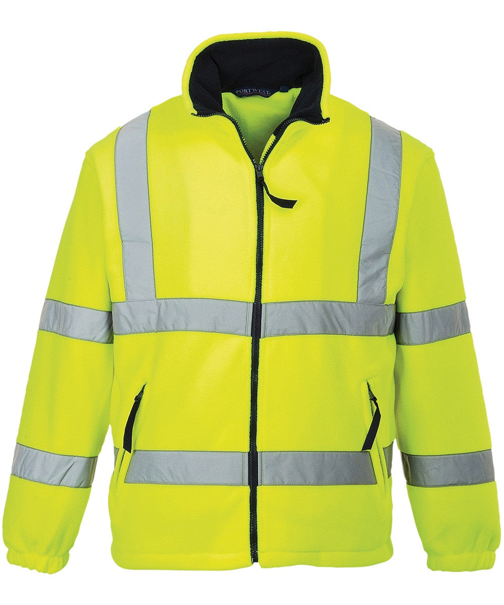 Hi Vis Mesh Lined Fleece | YELLOW