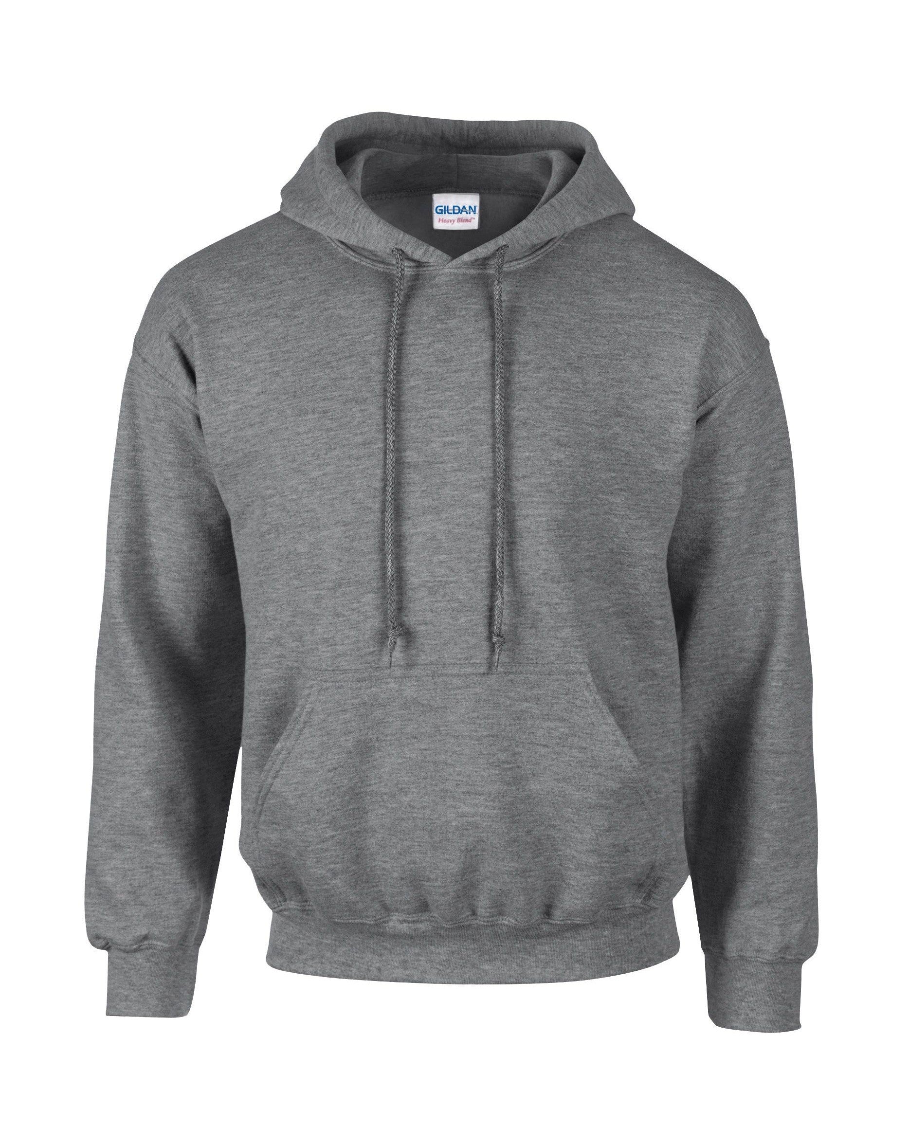 Heavyweight Blend Adult Hooded Sweatshirt | GRAPHITE HEATHER