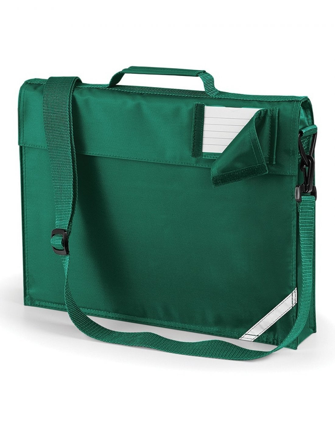 Junior Book Bag With Strap | BOTTLE GREEN