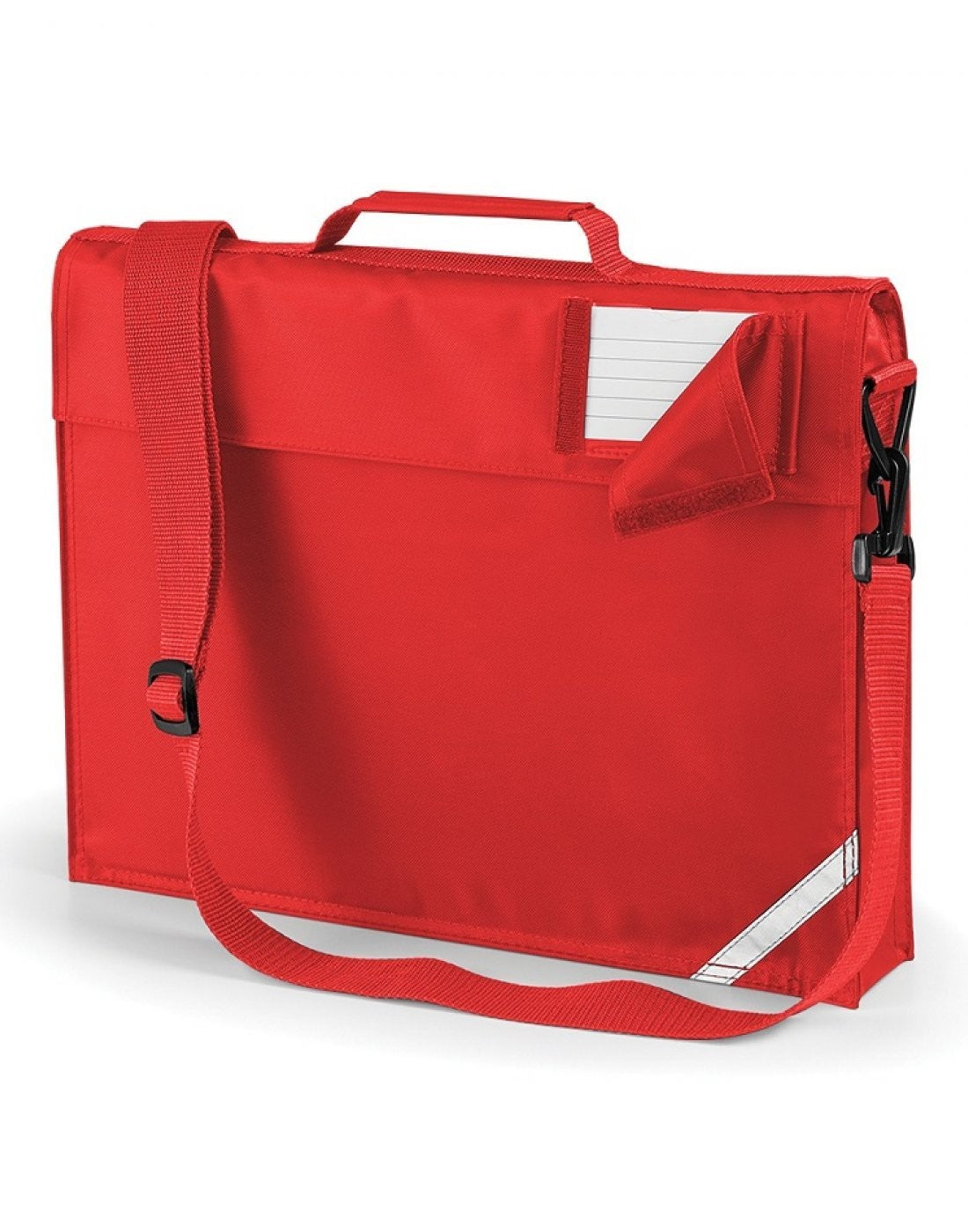 Junior Book Bag With Strap | BRIGHT RED