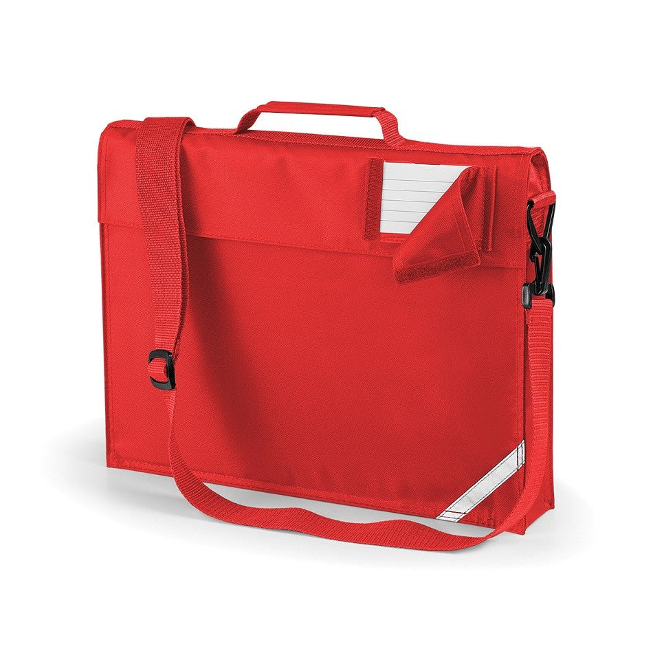 Junior Book Bag With Strap | BRIGHT RED