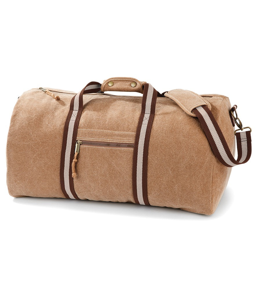 Vintage Canvas Holdall | SAHARA
