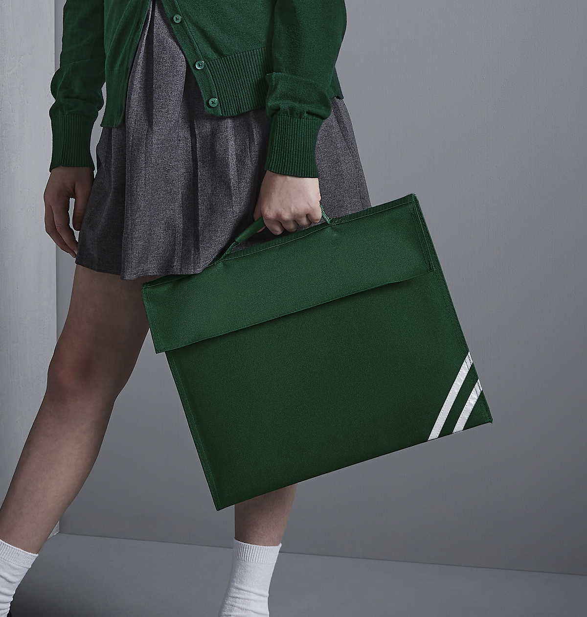 Classic Book Bag | BOTTLE GREEN