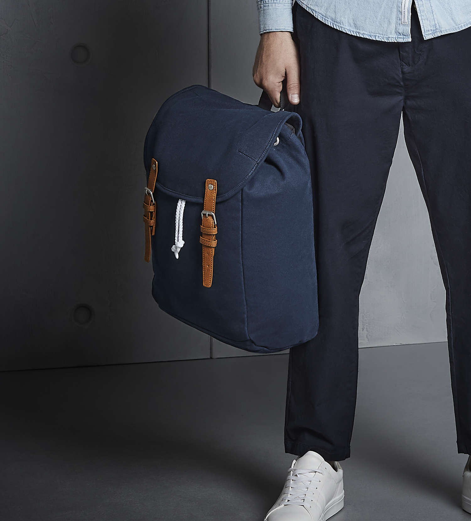 Vintage Rucksack | BLACK/BLACK