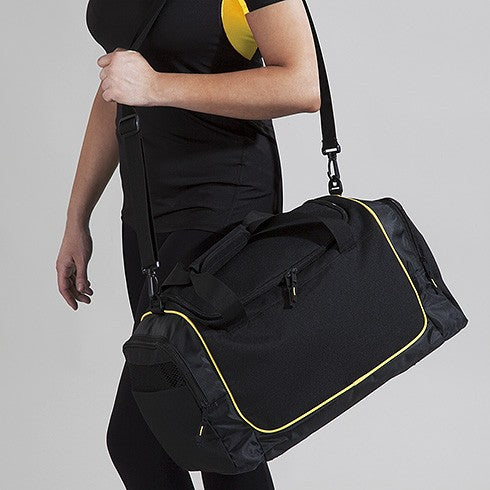 Teamwear Locker Bag | BLACK/LIME GREEN