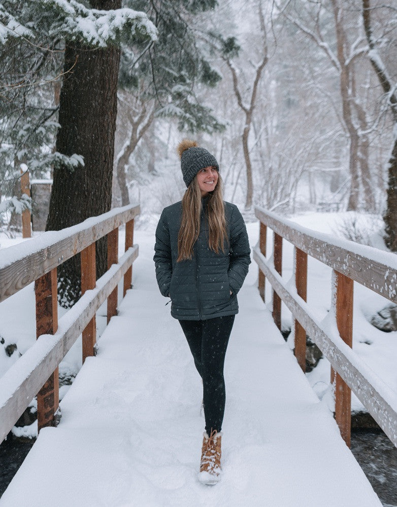 Womens Nautilus Quilted Jacket | NAVY