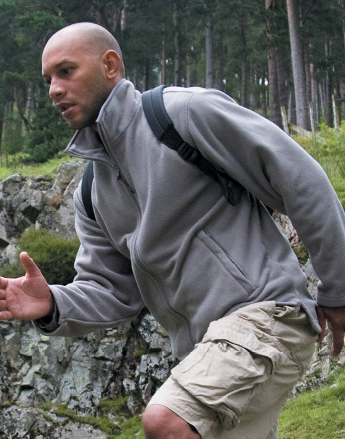 Horizon High Grade Microfleece Jacket | DOVE GREY