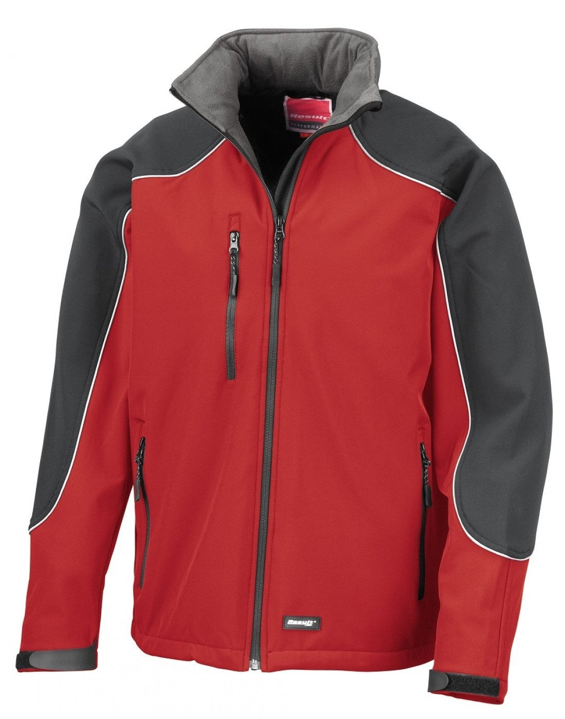 Ice Fell Hooded Softshell Jacket | RED/BLACK