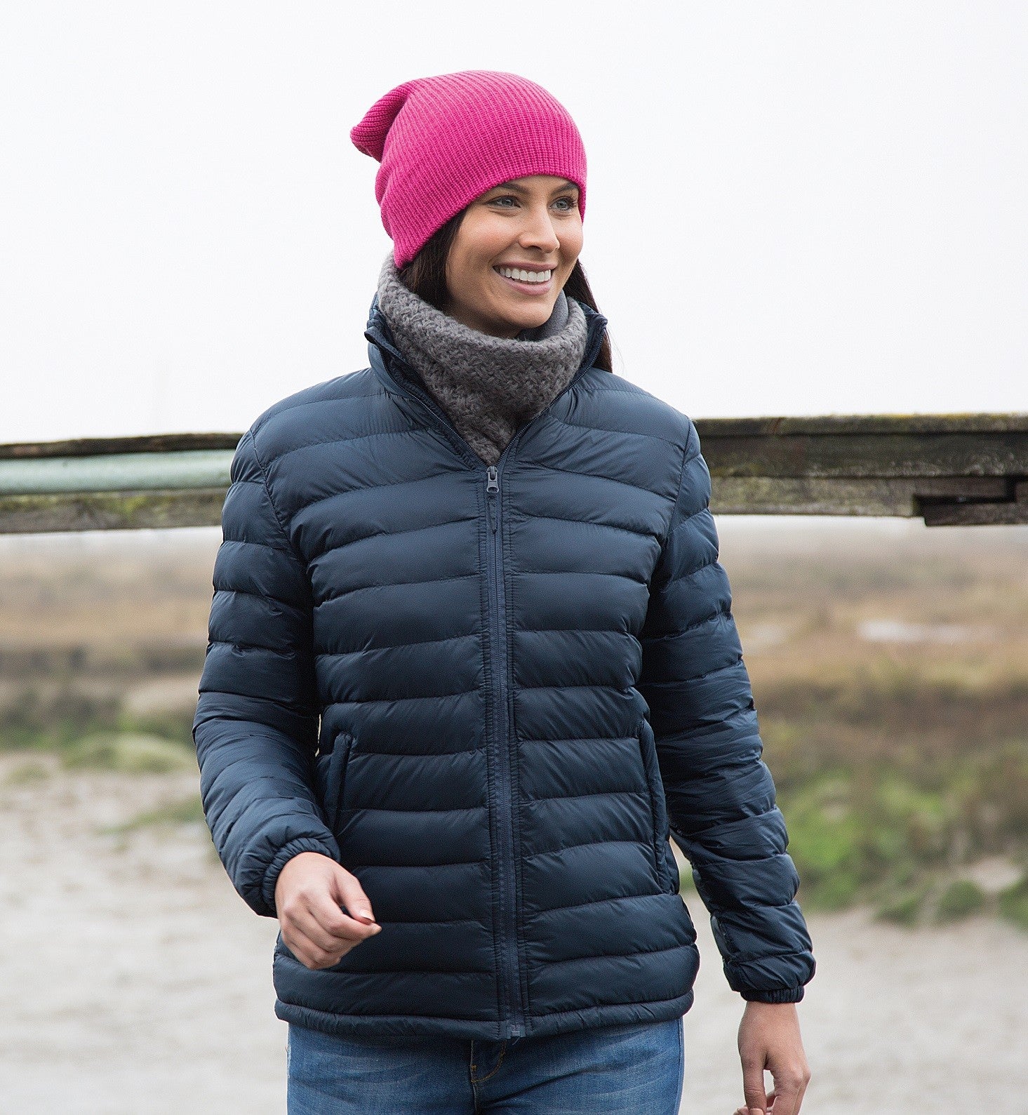 Women's Ice Bird Padded Jacket | NAVY