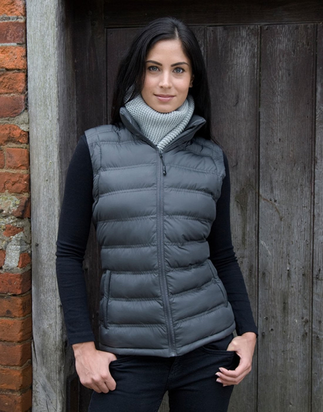 Women's Ice Bird Padded Gilet | FROST GREY