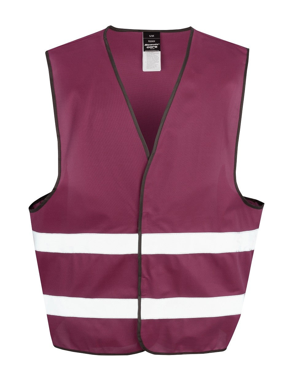 Core Adult Motorist Safety Vest | BURGUNDY