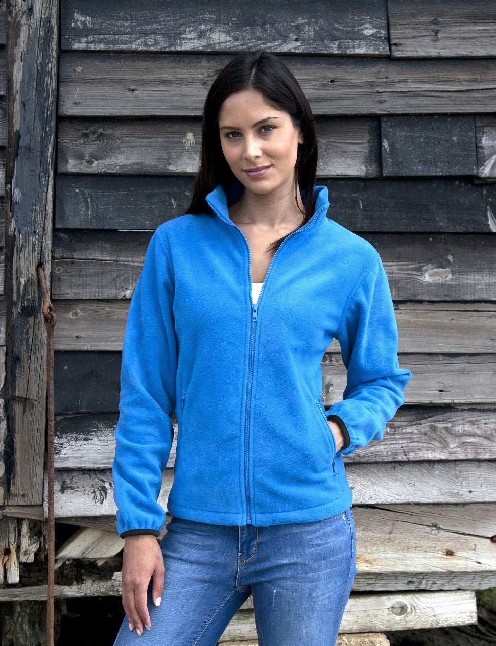 Womens Fashion Fit Outdoor Fleece | NAVY
