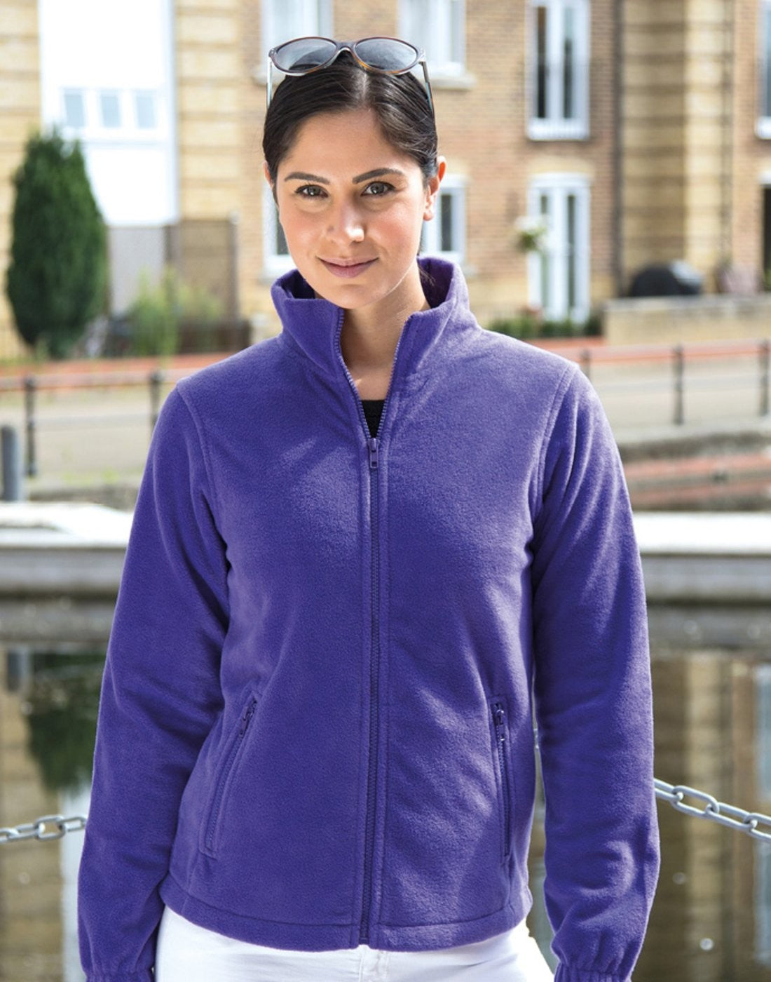 Womens Fashion Fit Outdoor Fleece | VIVID GREEN