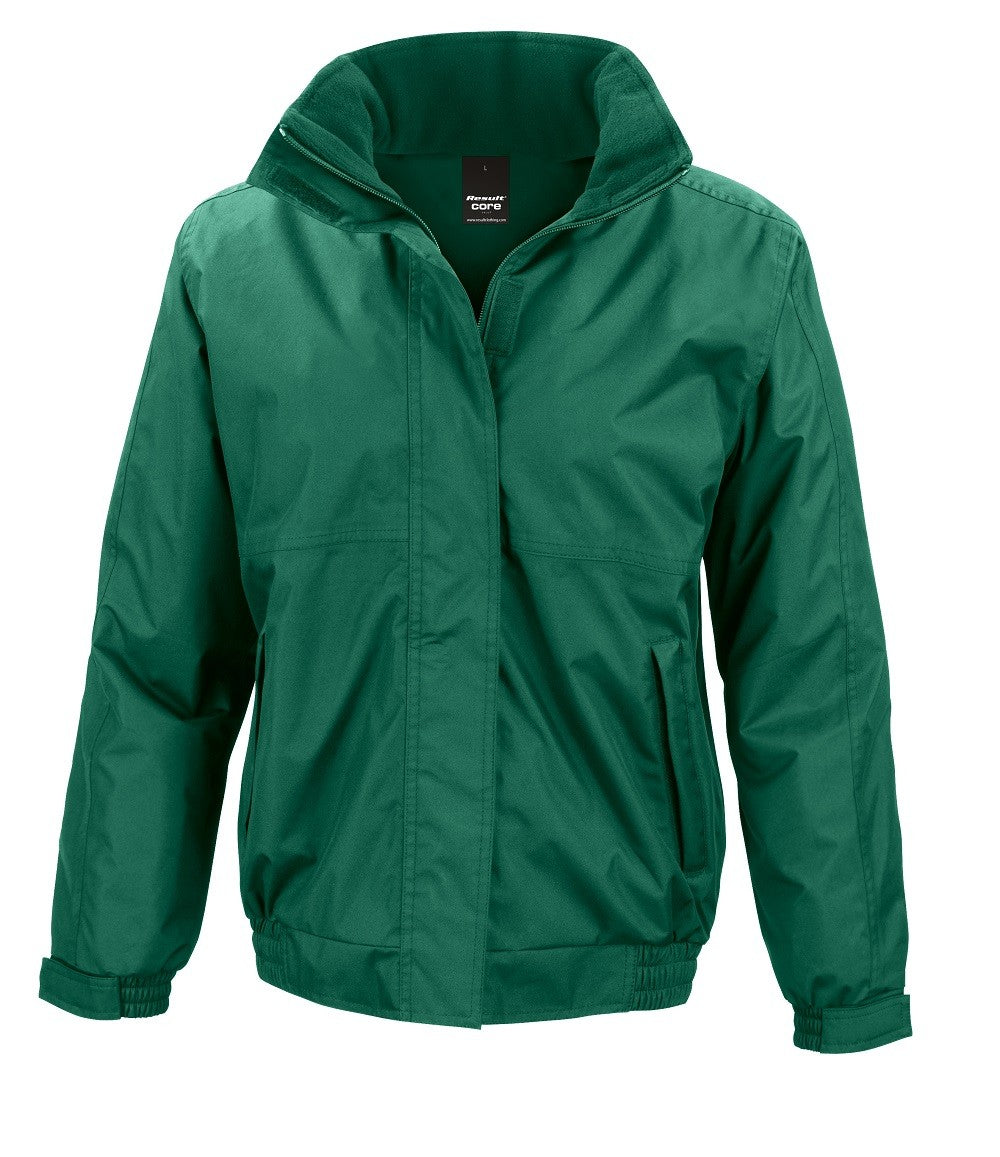 Core Ladies Channel Jacket | BOTTLE GREEN