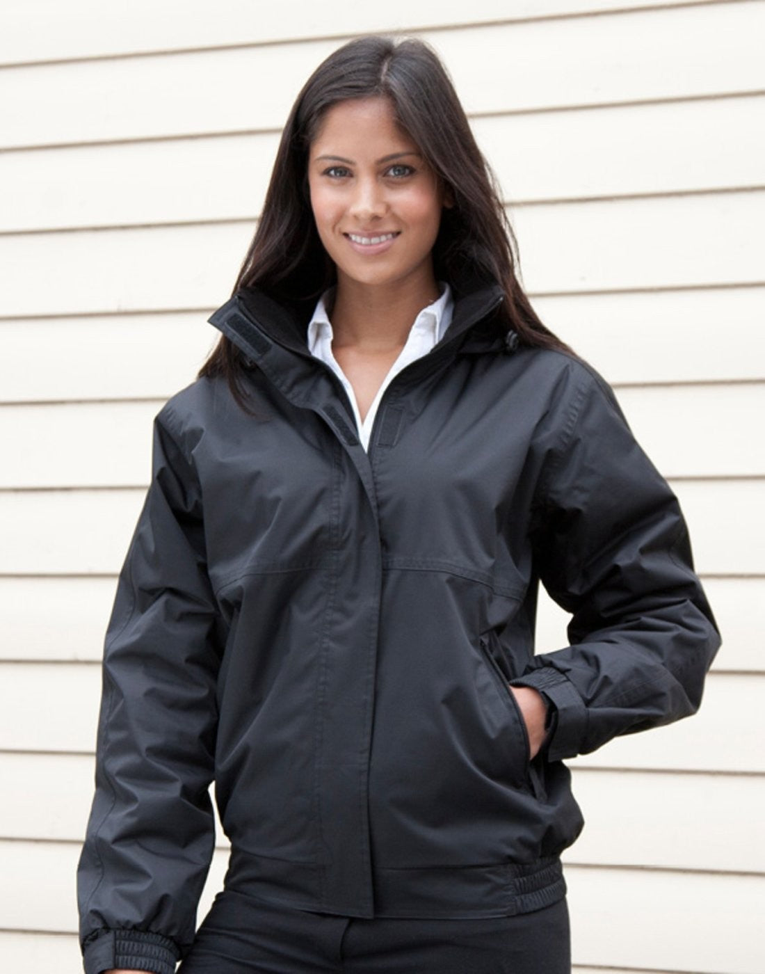 Core Ladies Channel Jacket | BOTTLE GREEN