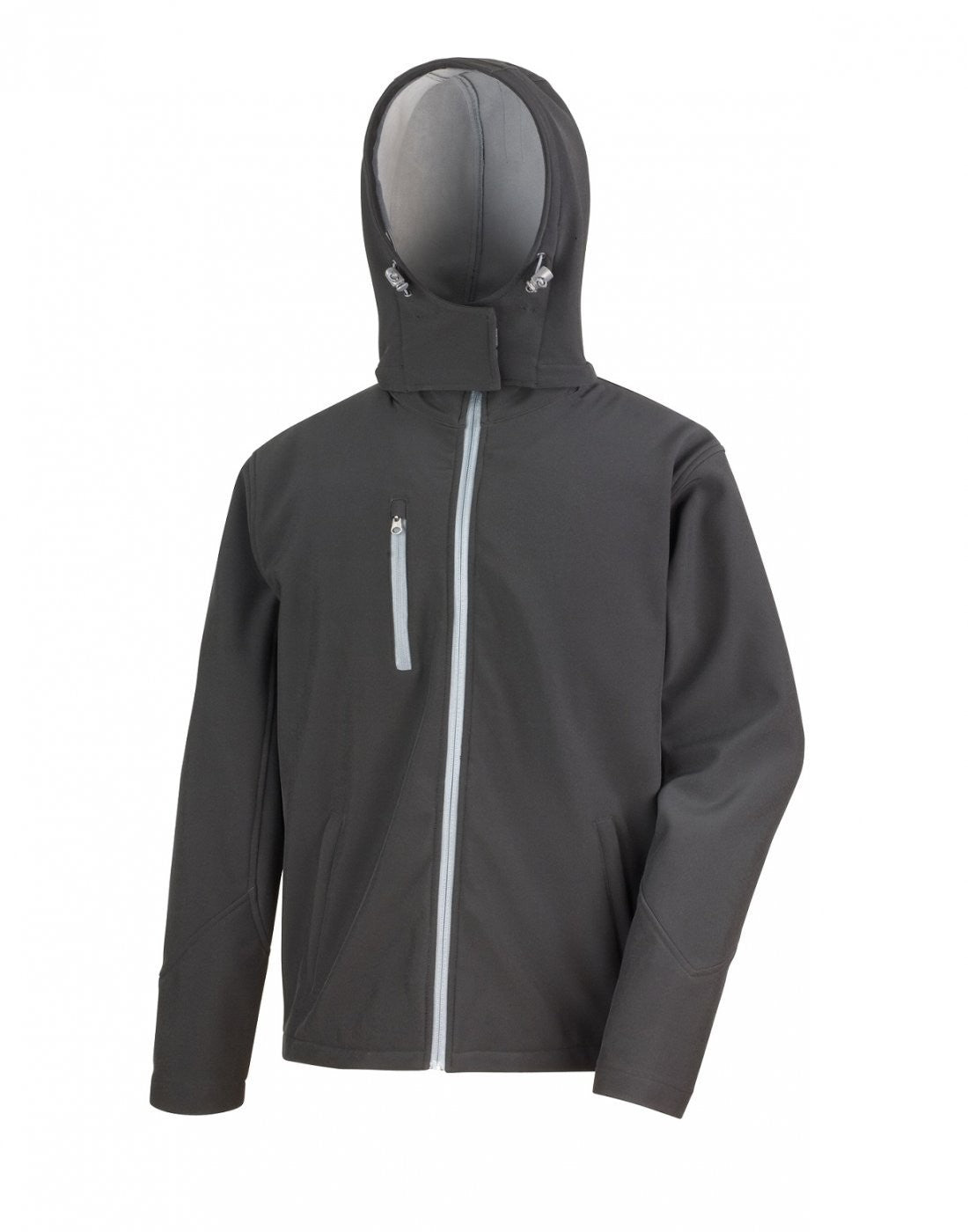 Core TX Performance Hooded Softshell Jacket | BLACK/GREY