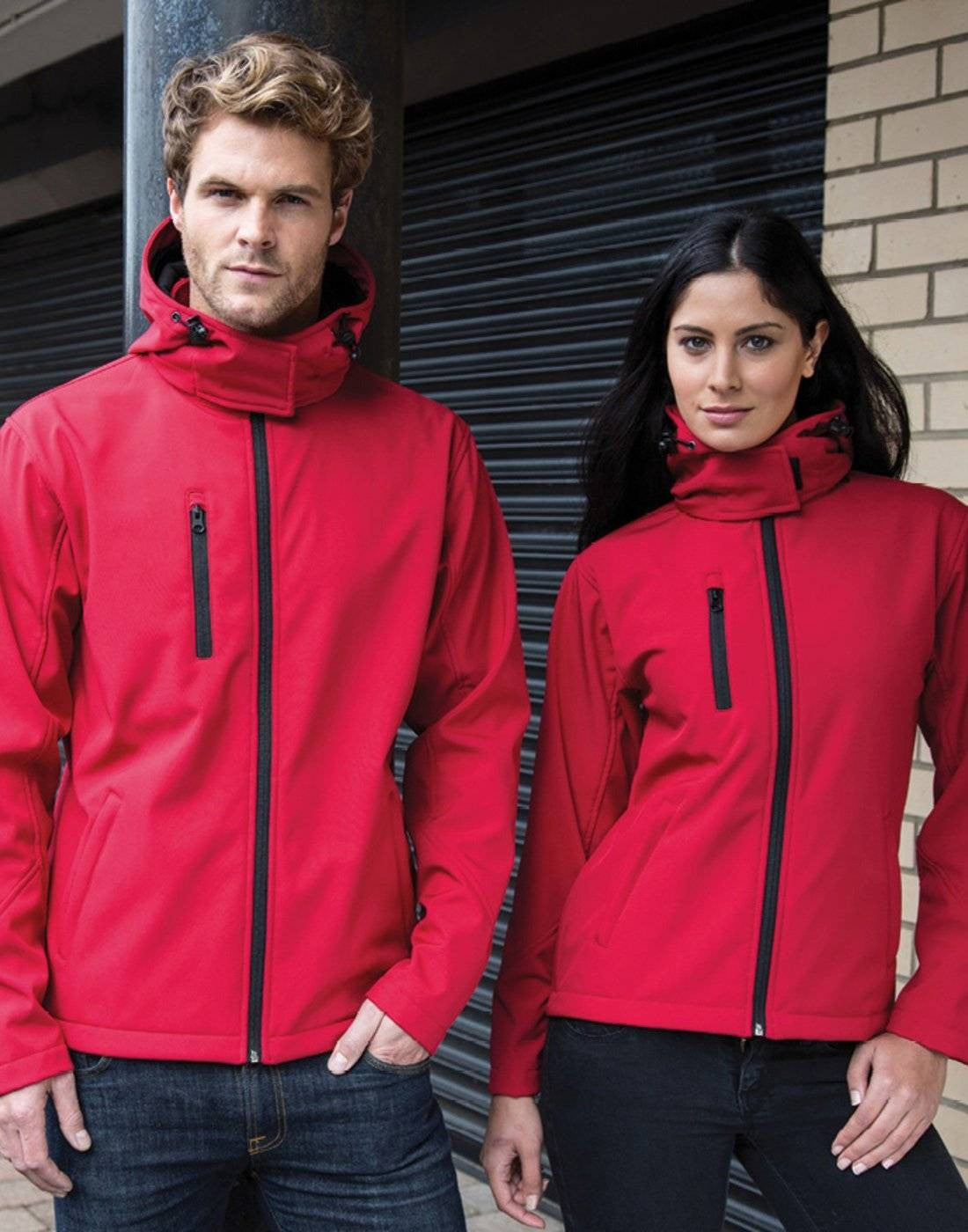 Core TX Performance Hooded Softshell Jacket | BLACK/GREY