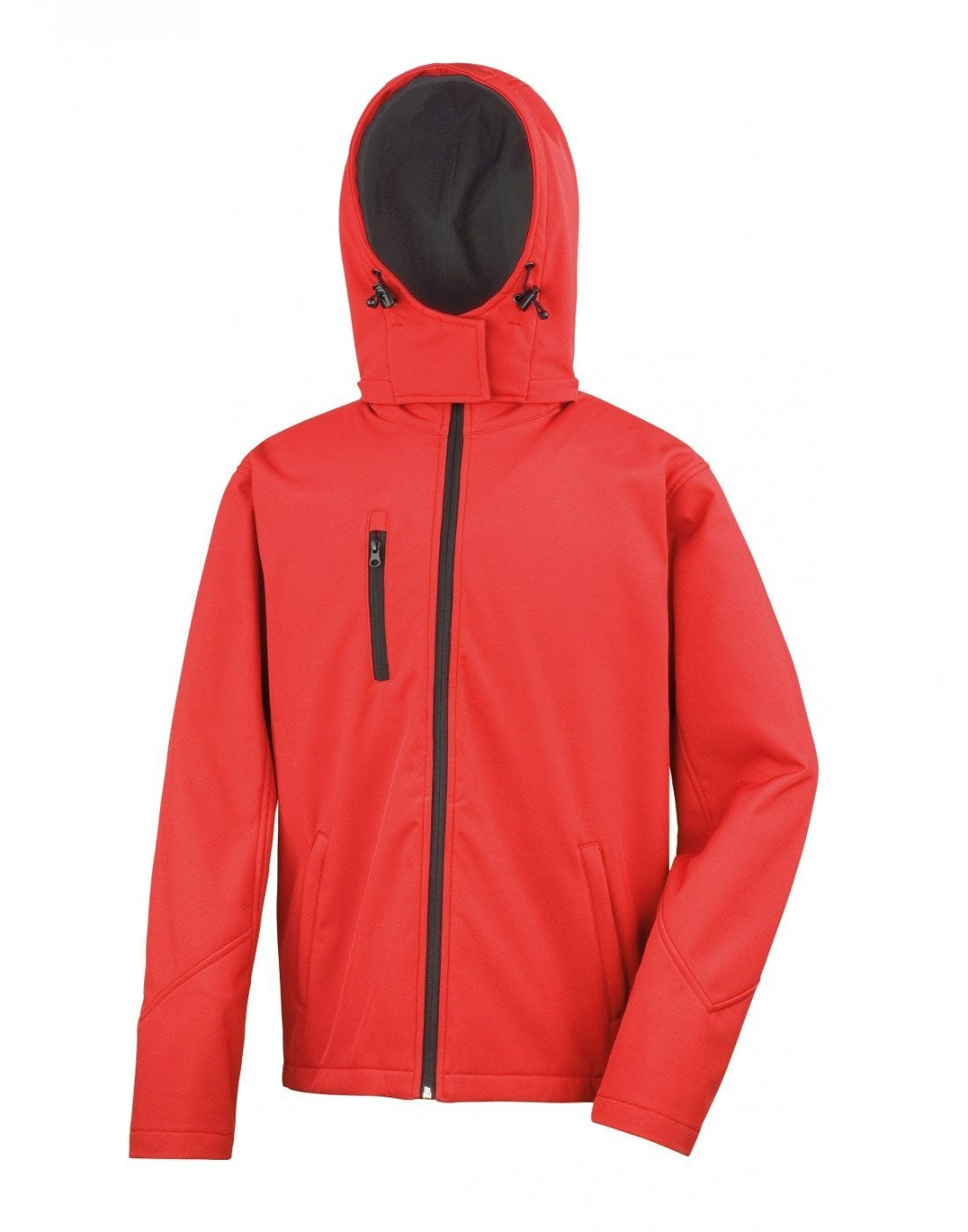 Core TX Performance Hooded Softshell Jacket | RED/BLACK