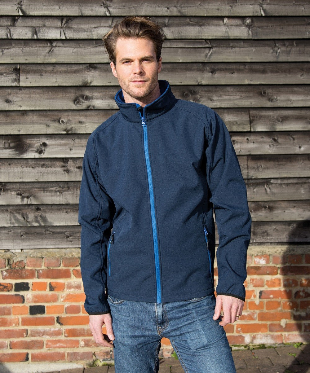 Printable Softshell Jacket | VIVID GREEN/BLACK