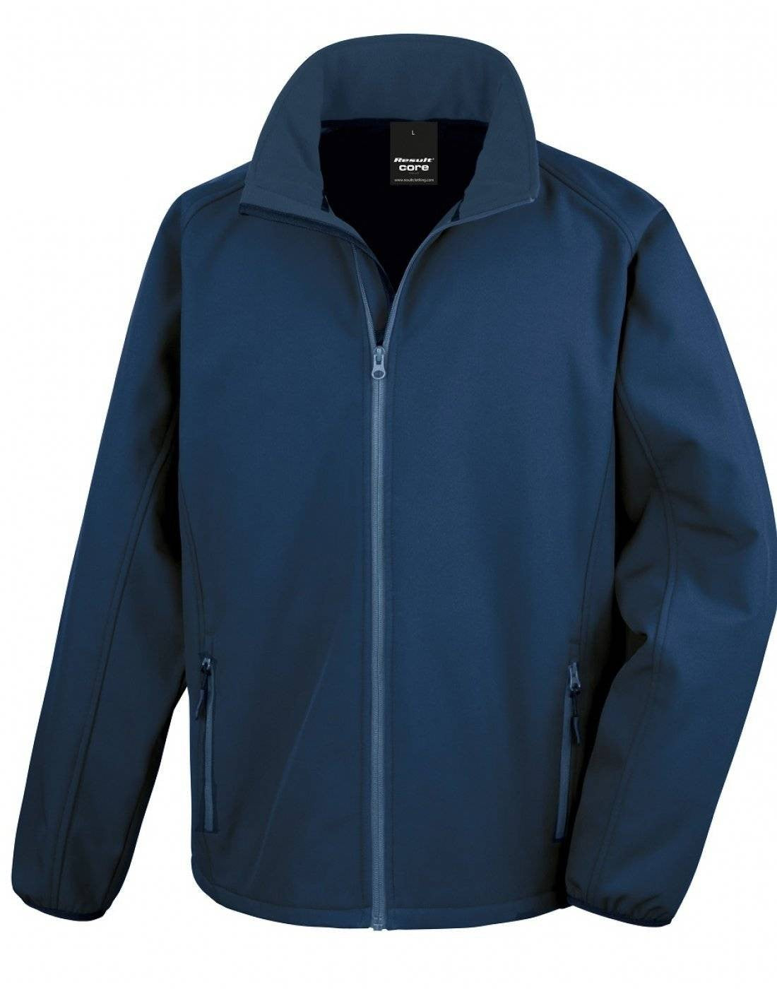 Printable Softshell Jacket | NAVY/NAVY
