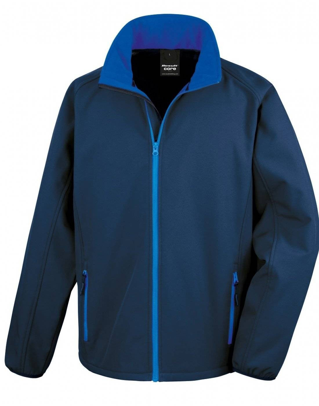Printable Softshell Jacket | NAVY/ROYAL