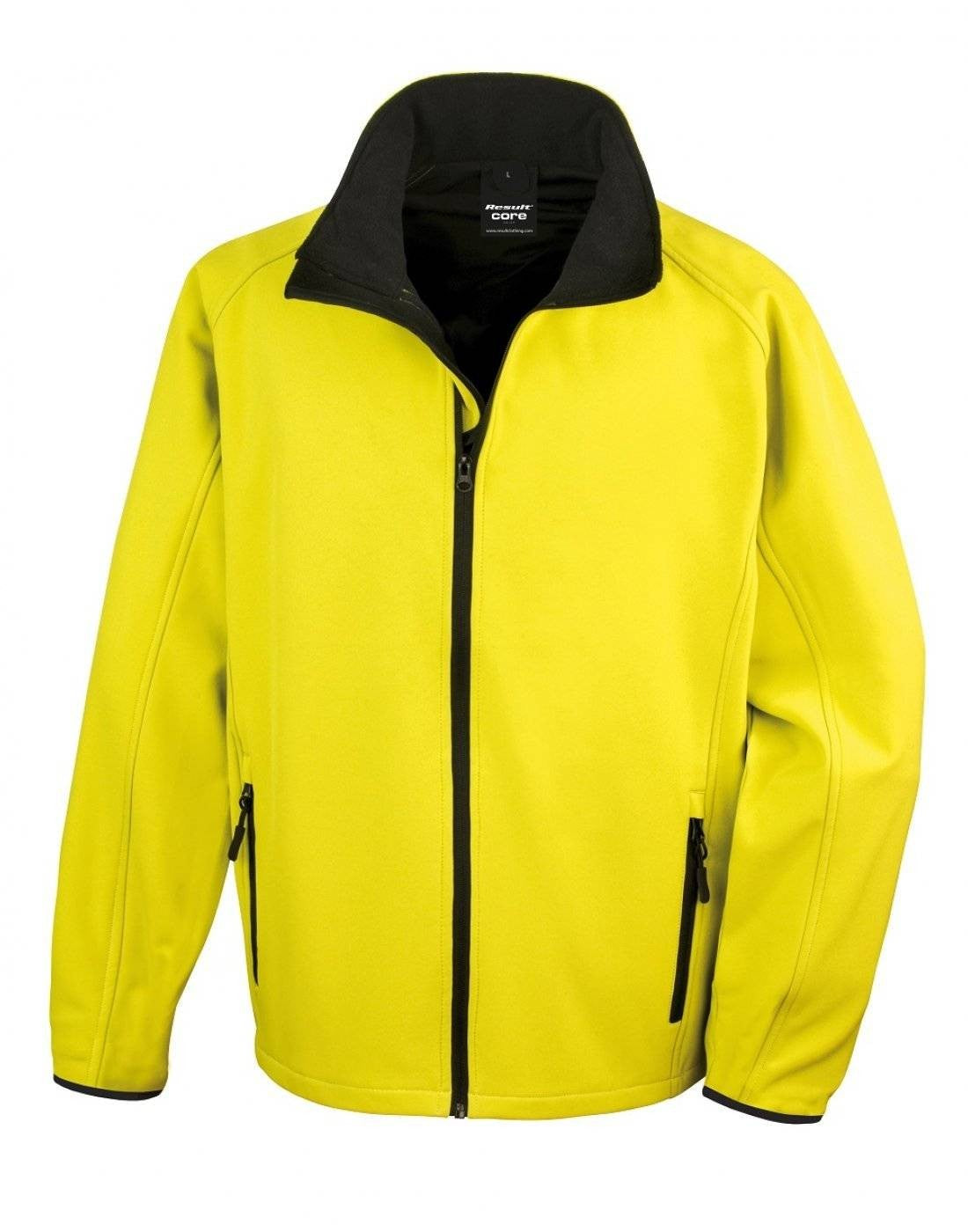 Printable Softshell Jacket | YELLOW/BLACK