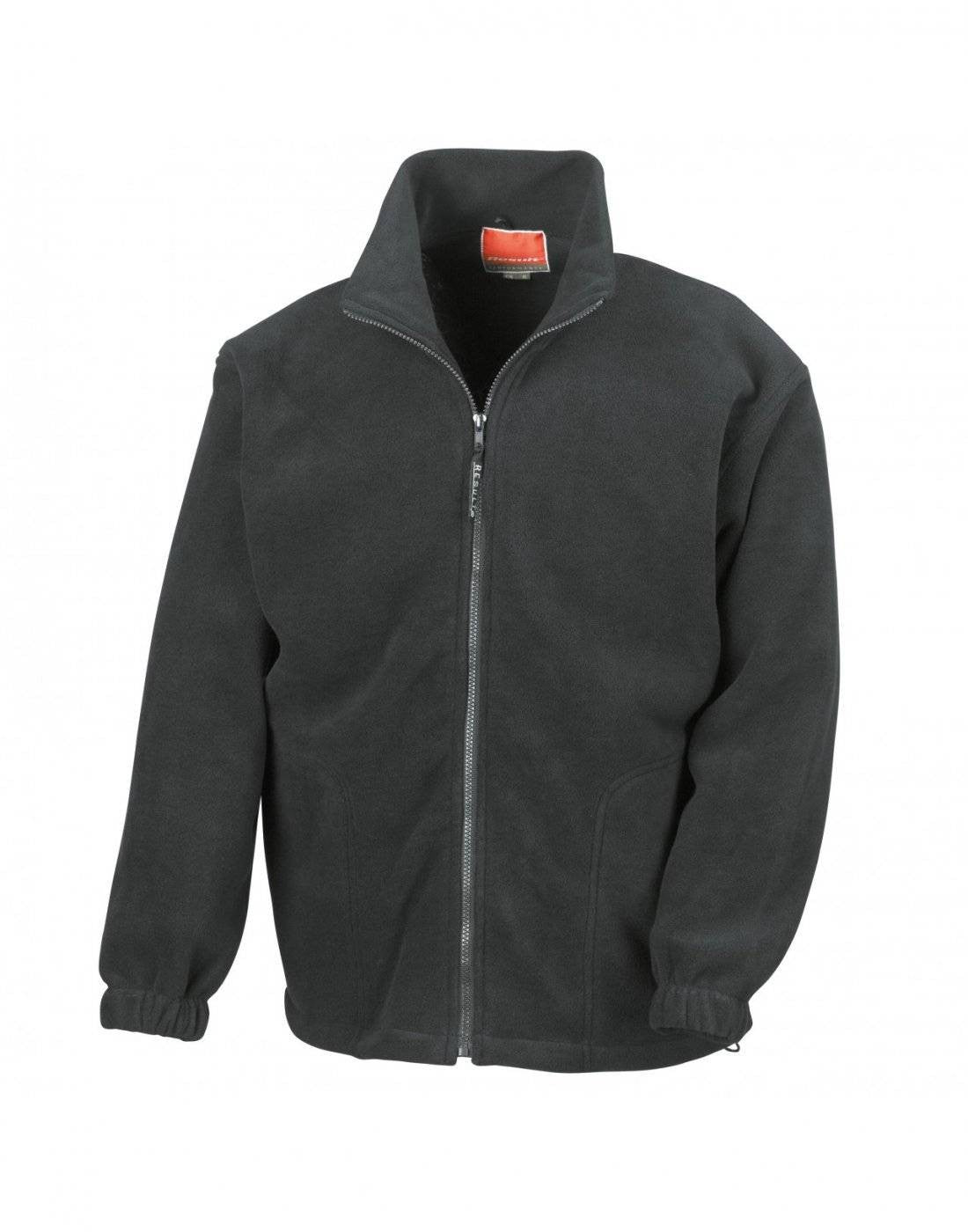 Full Zip Active Fleece Jacket | BLACK